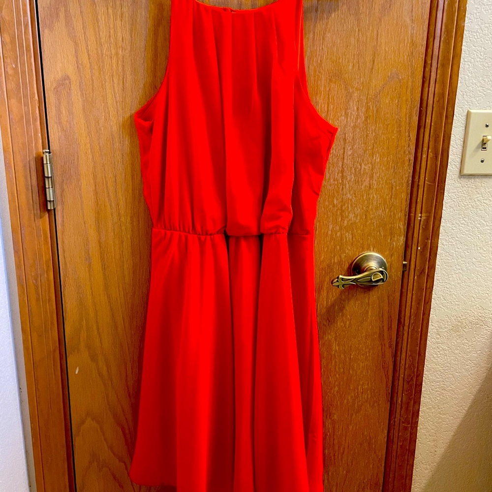 Never worn orange dress